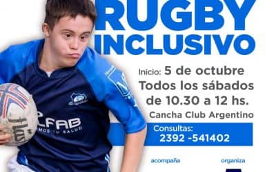 EL PRÓXIMO SÁBADO (5) SE REALIZARÁ EN TRENQUE LAUQUEN LA PRIMERA CLASE DE RUGBY INCLUSIVO PARA TODAS LAS EDADES
