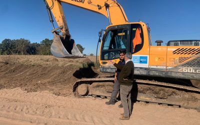 FERNÁNDEZ, Y EL AVANCE DE OBRA DE LA RUTA DEL CEREAL