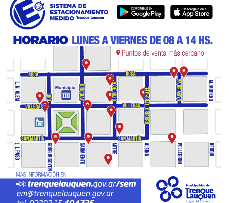 CASI 8 MIL USUARIOS YA USAN LA APLICACIÓN DE CELULAR GRATUITA PARA EL SERVICIO DE ESTACIONAMIENTO MEDIDO