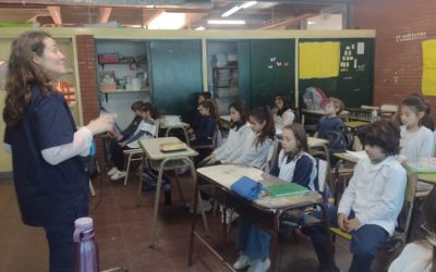 SALUD COMUNITARIA DIO UN TALLER SOBRE HÁBITOS SALUDABLES Y ALIMENTACIÓN A ESTUDIANTES DE TERCER GRADO DE LA ESCUELA Nº 45 (EX NACIONAL)