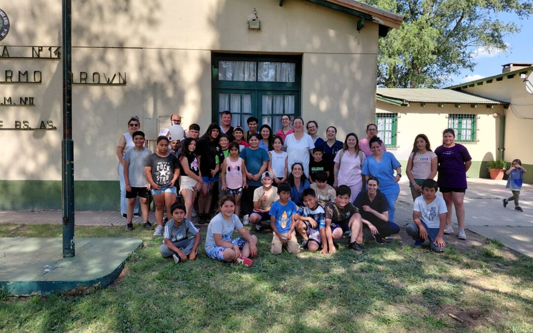 SALUD RURAL: EL PROGRAMA LLEGÓ A LA ESCUELA Nº 14, PARAJE LAS MARÍAS, CON CONTROLES Y DISTINTAS ACTIVIDADES