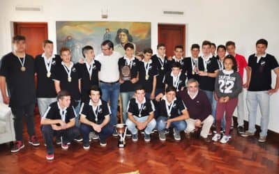 El Intendente recibió a los jóvenes que participaron de los Torneos Evita