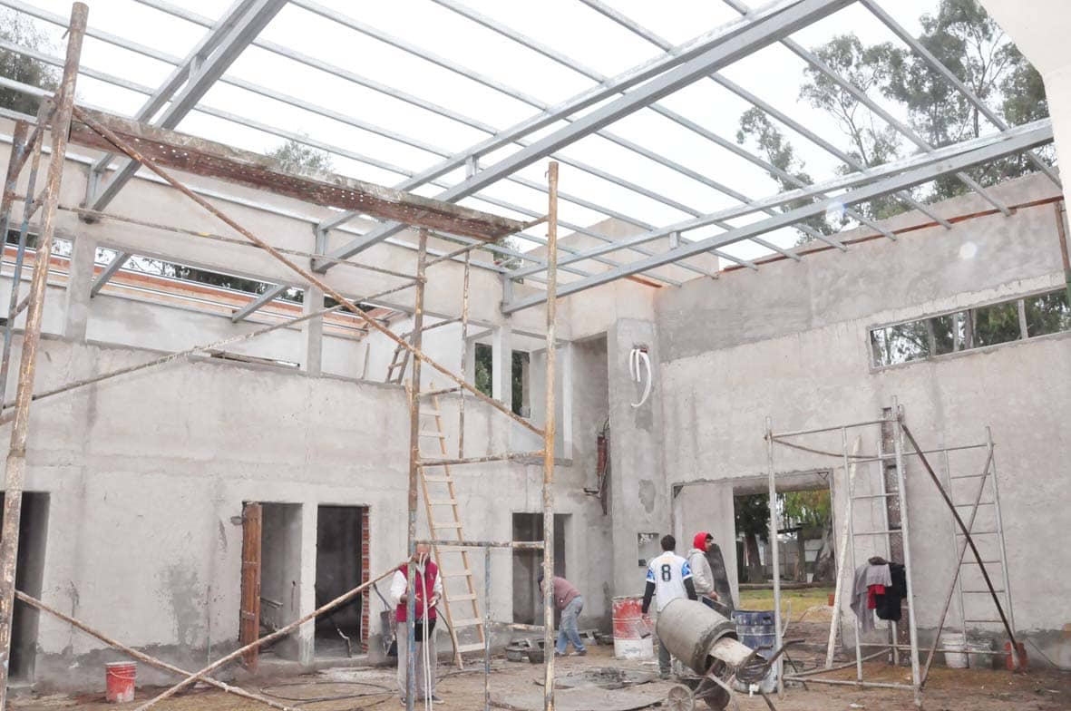 Avanza la obra del edificio para los Scouts