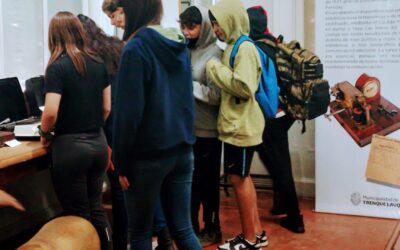 ESTUDIANTES DE LA ESCUELA SECUNDARIA Nº 11 VISITARON EL MUSEO FERROVIARIO