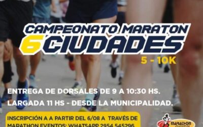SEIS CIUDADES: ESTE DOMINGO (18) SE CORRERÁ LA 4º FECHA EN 30 DE AGOSTO