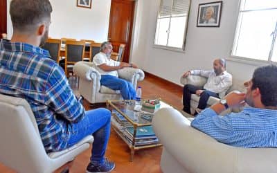 Fernández recibió al Senador de la Provincia Agustín Máspoli