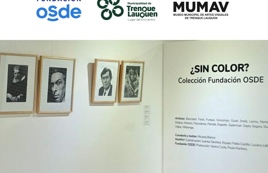 ESTE FIN DE SEMANA HABRÁ DOS NUEVAS ACTIVIDADES EN EL MUMAV RELACIONADAS CON LA MUESTRA “¿SIN COLOR? DE LA FUNDACIÓN OSDE