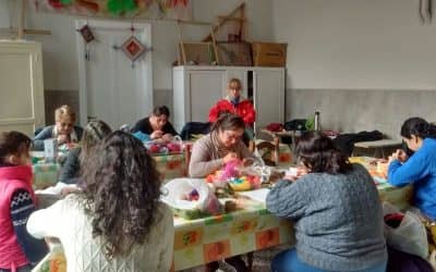 Se realizó un taller intensivo de fieltro agujado