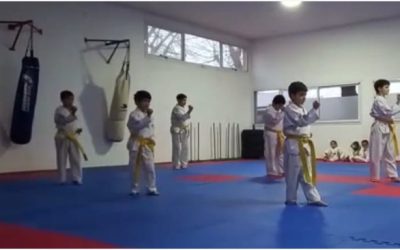 DIECINUEVE ALUMNOS/AS DE LA ESCUELA MUNICIPAL DE TAEKWONDO OLÍMPICO TUVIERON SU PRIMER ASCENSO DE GRADO DE ESTE AÑO