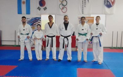 SEGUNDO ASCENSO DEL AÑO DE LOS ALUMNOS/AS DE LA ESCUELA MUNICIPAL DE TAEKWONDO OLÍMPICO