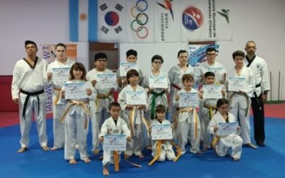 ASCENSO DE GRADOS DE ALUMNOS/AS DE LA ESCUELA MUNICIPAL DE TAEKWONDO OLÍMPICO Y CIERRE DE AÑO CON UNA ACTIVIDAD RECREATIVA