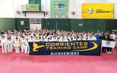 LA ESCUELA MUNICIPAL DE TAEKWONDO PARTICIPÓ EN CORRIENTES DE UN CAMPAMENTO INTERNACIONAL DE ALTO RENDIMIENTO