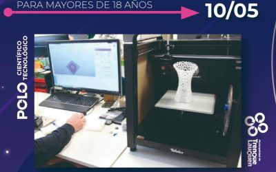 EL POLO CIENTÍFICO TECNOLÓGICO ABRIÓ LA INSCRIPCIÓN PARA UN TALLER DE IMPRESIÓN 3D QUE ESTÁ DESTINADO A PERSONAS MAYORES DE 18 AÑOS