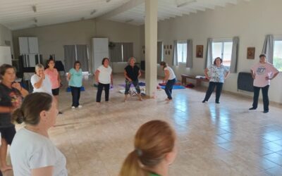 MES DE LA MUJER EN BERUTI: SE REALIZÓ LA CLASE DE MOVIMIENTO DE ENERGÍA DHARMA EN LA CASA DE RETIROS SAN JOSÉ