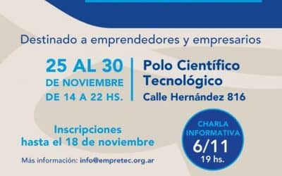 EL MIÉRCOLES HABRÁ UNA CHARLA INFORMATIVA SOBRE EL TALLER DE DESARROLLO DEL COMPORTAMIENTO EMPRENDEDOR