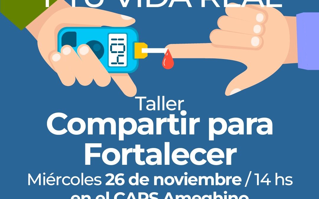 DIABETES: EL MIÉRCOLES 26 SE REALIZARÁ UN TALLER EN EL CAPS AMEGHINO ABIERTO A LA COMUNIDAD