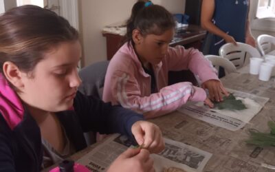 CON BUENA PARTICIPACIÓN, YA COMENZÓ EL TALLER DE DISEÑO Y PINTURA SOBRE LIENZO EN GIRODÍAS