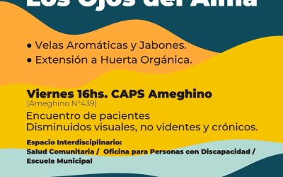 “LOS OJOS DEL ALMA”, EL TALLER PARA DISMINUIDOS VISUALES QUE SE DESARROLLA LOS VIERNES EN EL CAPS AMEGHINO