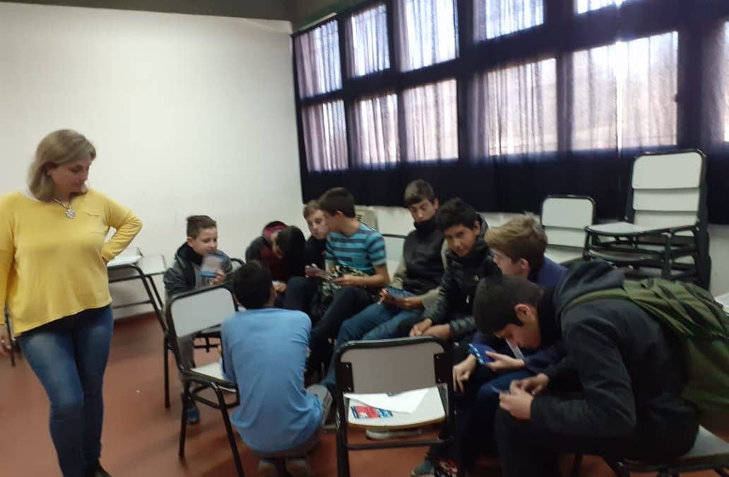TALLER DE ESI CON CHICOS QUE CURSAN EL SEGUNDO AÑO EN LA ESCUELA TÉCNICA