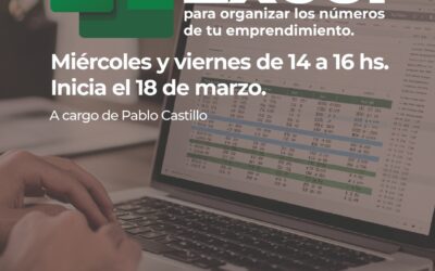 NUEVA PROPUESTA DEL POLO CIENTÍFICO TECNOLÓGICO: “TALLER DE EXCEL PARA ORGANIZAR LOS NÚMEROS DE TU EMPRENDIMIENTO”