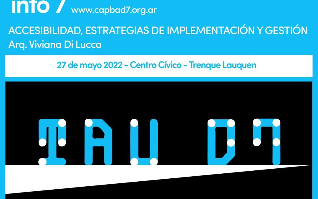 ACCESIBILIDAD, ESTRATEGIAS DE IMPLEMENTACIÓN Y GESTIÓN, LOS TEMAS DE UNA JORNADA TALLER QUE TENDRÁ LUGAR MAÑANA (VIERNES) EN EL CENTRO CÍVICO