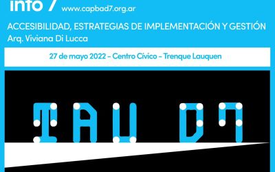 ACCESIBILIDAD, ESTRATEGIAS DE IMPLEMENTACIÓN Y GESTIÓN, LOS TEMAS DE UNA JORNADA TALLER QUE TENDRÁ LUGAR MAÑANA (VIERNES) EN EL CENTRO CÍVICO