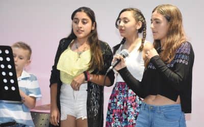 LAS VOCES DEL TALLER DE CANTO DEJARON BUEN CLIMA EN LA ESCUELA DE MUSICA PARA EL ENCUENTRO DE BANDAS DE HOY