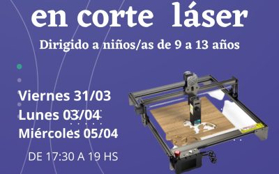 EL POLO CIENTÍFICO TECNOLÓGICO TIENE ABIERTA LA INSCRIPCIÓN PARA DOS TALLERES GRATUITOS Y PRESENCIALES: “TALLER DE DISEÑO EN CORTE LÁSER” Y “SCRATCH”
