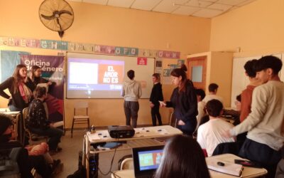 DÍA DE LA PREVENCIÓN DE LA VIOLENCIA EN EL NOVIAZGO: LAS OFICINAS DE POLÍTICAS DE GÉNERO Y DE JUVENTUDES REALIZARON TALLERES CON ESTUDIANTES