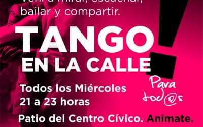 TANGO EN LA CALLE, LA CITA MILONGUERA DE CADA MIÉRCOLES EN EL PATIO DEL CENTRO CÍVICO