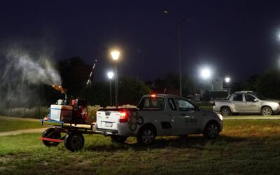 HIGIENE URBANA CONTINUÓ ESTA MADRUGADA (MARTES) CON LAS TAREAS DE PULVERIZACIÓN EN DISTINTOS SECTORES DE LA CIUDAD