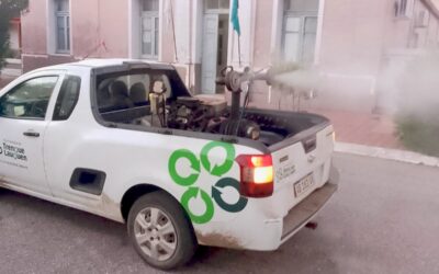 EL MUNICIPIO CONTINUÓ CON LAS TAREAS DE PULVERIZACIÓN EN LA LOCALIDAD DE BERUTI