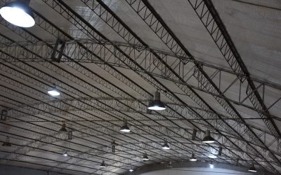 EL MUNICIPIO REALIZÓ EL RECAMBIO COMPLETO DEL TECHO DE CHAPA DEL GIMNASIO DE LA ESCUELA DE EDUCACIÓN TÉCNICA Nº 1