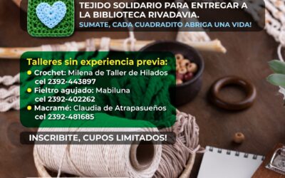 EL CIC BARRIO PARQUE – CENTENARIO SERÁ SEDE DE LA JORNADA “TEJIENDO LAZOS” EN EL MARCO DEL DÍA DE LA TEJEDORA