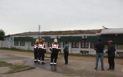 TEMPORAL EN 30 DE AGOSTO: EL ENTE DESCENTRALIZADO TRABAJA EN LA CIUDAD EN CONJUNTO CON OTRAS INSTITUCIONES