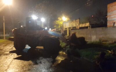 EL MUNICIPIO DESPLEGÓ UN OPERATIVO DE EMERGENCIA DURANTE LA TORMENTA Y CONTINÚA CON LA LIMPIEZA DE LA CIUDAD