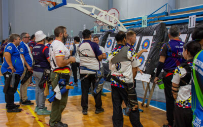 TORNEO DE ARQUERÍA EN EL POLIDEPORTIVO ORGANIZADO POR CACIQUES TRENQUE LAUQUEN: PARTICIPARON 100 COMPETIDORES DE CLUBES DE LA ZONA SUR