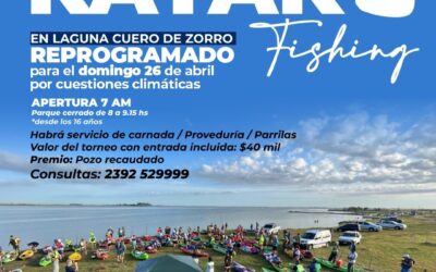 SE REPROGRAMA PARA EL DOMINGO 26 DE ABRIL EL 8VO TORNEO DE KAYAK FISHING POR PRONÓSTICO DE MAL TIEMPO