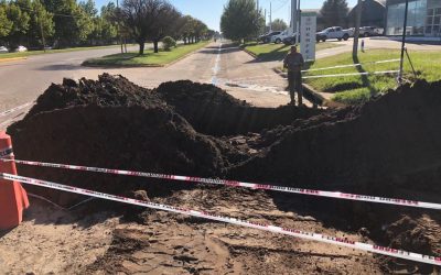 EL ACCESO PERÓN, A LA ALTURA DEL CEMENTERIO, QUEDARÁ CERRADO AL TRÁNSITO MAÑANA (MARTES) PARA REPARAR EL PLUVIAL QUE CORRE POR LA PAUL HARRIS