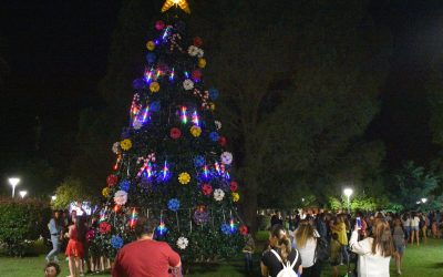 TREINTA DE AGOSTO: LA FERIA ARTESANAL Y EL SHOW DE LOS CREADORES ACOMPAÑARON EL ENCENDIDO DE LAS LUCES DEL ÁRBOL NAVIDEÑO