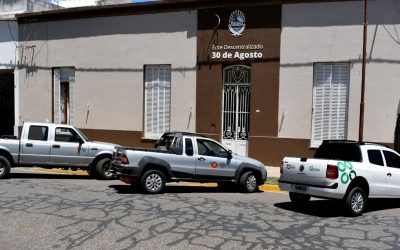 EL MUNICIPIO RECIBIÓ HOY (MIÉRCOLES) EL ANTICIPO FINANCIERO DE 4,5 MILLONES DE PESOS PARA LA OBRA DEL CENTRO CÍVICO DE TREINTA DE AGOSTO
