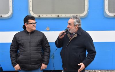 EL INTENDENTE FERNÁNDEZ RECIBIÓ ESTA MAÑANA (LUNES) AL TREN SANITARIO QUE OFRECE ATENCIÓN EN SALUD Y ACCESO A PRESTACIONES SOCIALES