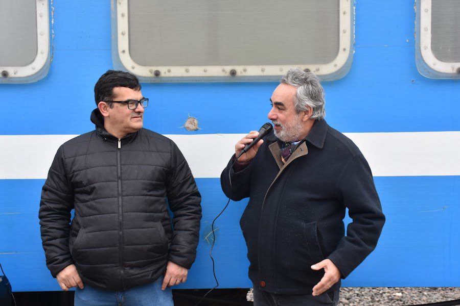 EL INTENDENTE FERNÁNDEZ RECIBIÓ ESTA MAÑANA (LUNES) AL TREN SANITARIO QUE OFRECE ATENCIÓN EN SALUD Y ACCESO A PRESTACIONES SOCIALES