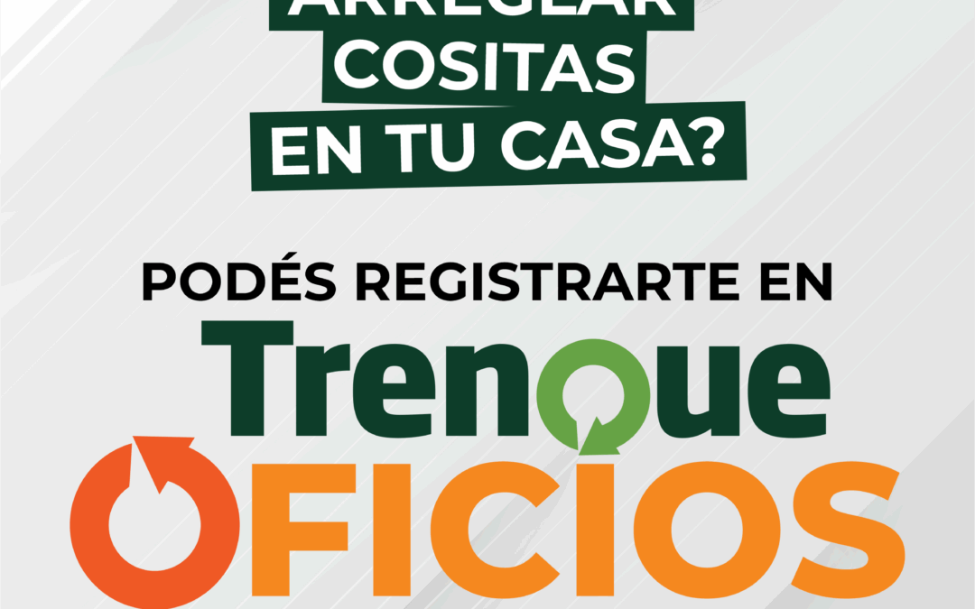 LA OFICINA DE EMPLEO DEL MUNICIPIO SALE A LOS BARRIOS PARA FACILITAR EL REGISTRO EN TRENQUE OFICIOS: EL PRIMER ENCUENTRO SERÁ MAÑANA (MIÉRCOLES) EN EL CAPS AMEGHINO