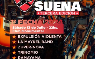 LA 3º EDICIÓN DE TRENQUE SUENA ARRANCA ESTE SÁBADO (13) EN EL CLUB MONUMENTAL CON LA ACTUACIÓN DE SEIS BANDAS