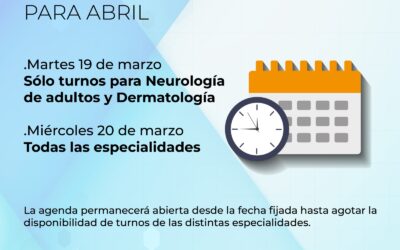 EMPIEZAN A DARSE LOS TURNOS PARA ABRIL EN LOS CONSULTORIOS EXTERNOS DEL HOSPITAL MUNICIPAL DR. PEDRO T. ORELLANA