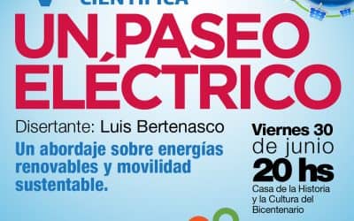 Se realizará la charla de divulgación científica «Un paseo eléctrico»