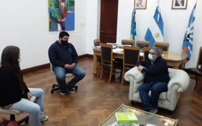 VISITA DE FUNCIONARIO PROVINCIAL PARA EMPEZAR A COORDINAR TAREAS EN LAS POLÍTICAS DE COLABORACIÓN PARA EL MEJORAMIENTO HABITACIONAL