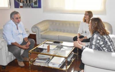 EL INTENDENTE MIGUEL FERNÁNDEZ RECIBIÓ A LA DIPUTADA PROVINCIAL VANESA ZUCCARI Y VISITARON EL JARDÍN Nº 901