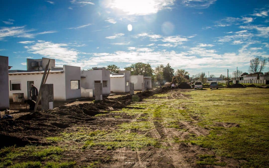 Fernández recorrió obras en marcha en 30 de Agosto
